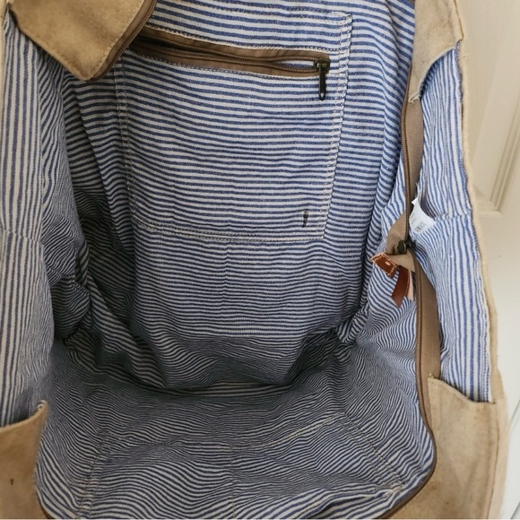 New! Custom Upside Down Capital of Fashion London Tote Bag" Clea Ray Leather - Picture 4 of 5